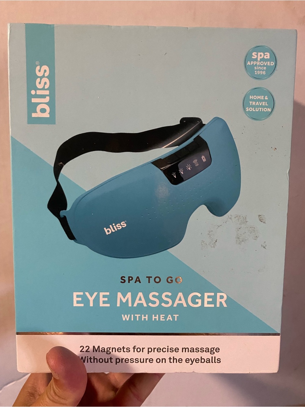 Bliss Eye Massager in Teal
